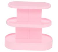 Gatuida Miniature Shelf Model for Dollhouse Pink Mini House Display Rack Miniature Furniture Prop for Living Room Balcony Garden Decoration Creative Dollhouse Accessories