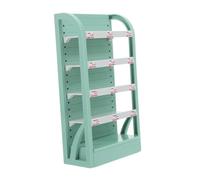 Gatuida Miniature Supermarket Display Shelf Multi Dollhouse Storage Cabinet for Pretend Play Sturdy Build for Organizing Food Enhances Creativity and Family Interaction