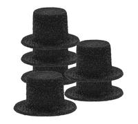 Gatuida Miniature Top Hats Small EVA Cloth Tiny Hats for Dolls Snowmen DIY Crafts Decorative Accessories