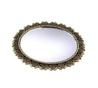 Gatuida Miniature Vintage Wall Mirror for Dollhouse Small Antique Frame Dollhouse Furniture Accessory for Pretend Play and Victorian Decor