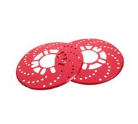 Gatuida Modifying Car Look Red Decorative Brake Disc Drum Cover Replacement Parts for Car Brake Disc