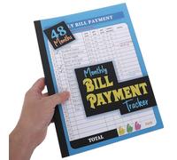 Gatuida Monthly Bill Tracker Notebook and Comprehensive Bill Tracking with Checklist Format and Ample Writing Space, Paper Material Financial Planner for Budget Planning at Home