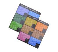 Gatuida Monthly Index Tabs Colorful Calendar Stickers for Planners Paper Adhesive Sticky Tabs for Diaries Journals Office Use with Full Year Coverage