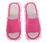 Gatuida Mop Slippers for Floor Cleaning Women Breathable Reusable Indoor Cleaning Shoes with Dust and Pet Hair Removal for Home Office Kitchen and Bathroom Suitable