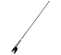 Gatuida Motorcycle Flag Pole Antenna Mount 60cm Black Universal Spring Flag Holder Bracket Suitable for Motorcycles and Bicycles