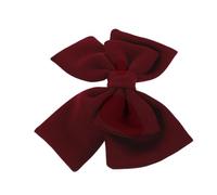 Gatuida Motorcycle Helmet Bowknot Decoration in Wine Red - Removable Fabric Bicycle Helmet Bow for Women’s Motorcycle Accessories and Cute Windshield Decoration