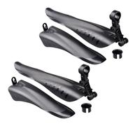Gatuida Mountain Bike Mud Guards 2pcs Set Front Rear Fenders Quick Release Black Cycling Mudflaps for Off-Road Tires