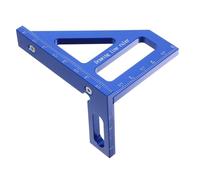 Gatuida Multi Angle Ruler Protractor Precision Woodworking Tool for Measurements Durable for Carpentry Engineering Blue Imperial Scale