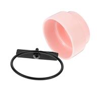 Gatuida Multi Functional Bird Feeding Dish Removable Ceramic Bowl for Parrots and Cockatiels for Indoor Outdoor Use Elegant Pink Design Durable Safe Bird Cage Feeder