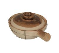 Gatuida Multi Functional Clay Casserole Pot with Single Handle Traditional Earth Kiln Fired Stewing Pot for Braised Chicken Rice Soup Noodles Slow Heat Transfer Kitchen Cooking Accessory