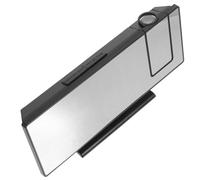 Gatuida Multi-functional LED Projection Alarm Clock for Dormitory and Home Large Display Digital Desk Clock with Perpetual Calendar Loud Alarm and Green Projection on Black Shell Bedroom