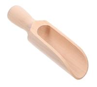 Gatuida Multifunctional Beech Wood Kitchen Spoon Reusable Spice Teaspoon for Coffee Sugar Cooking Family Restaurant Use