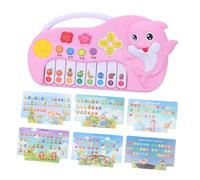 Gatuida Multifunctional Dolphin Electronic Keyboard for Songs Scales Musical Instrument Learning Educational Electric Piano Plaything
