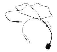 Gatuida Multifunctional Wired Headset Microphone with Noise Cancelling, Black Headworn Mic for Singing, Speaking, Fitness Classes, Teacher Voice Amplifier with Four-pin Xlr Connector