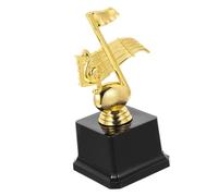Gatuida Music Award Trophy Plastic Musical Note Figurine Lightweight Student Prize for School Performances Competitions Honor Craft