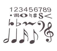 Gatuida Music Education Toys Magnetic Whiteboard Staff Symbols Note Magnets for Teachers Classroom Refrigerator Dry Erase Accessories