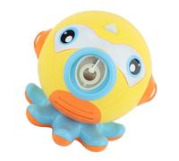 Gatuida Musical Bubble Blower Cartoon Octopus Shape with Light Portable Strap Design Easy Outdoor Bubble Machine for Parties and Gifts