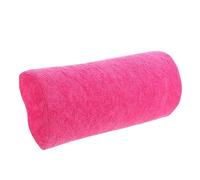 Gatuida Nail Art Hand Rest Pillow Cushion Half-round Detachable Manicure Hand Support for Nail Technicians and Home Use Rose Red Wrist Cushion