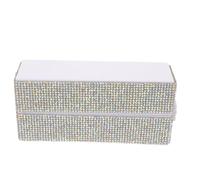 Gatuida Nail Drill Bit Organizer Case Portable Nail Tool Holder for Manicure Salon with Spacious Drill Bit Slots for Efficient Workstation Organization