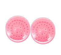 Gatuida Nail Drill Bits Holder 2pcs 48 Holes Manicure Grinding Head Storage Case Pink Nail Polishing Head Stand Organizer for Professional Salon and Home Use