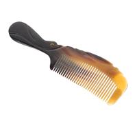 Gatuida Natural Handmade Horn Comb Static Hairdressing Tool with Smooth Handle for Scalp Massage and Frizz Prevention Multi Purpose Hairstyling Comb for All Hair Types and Random Color