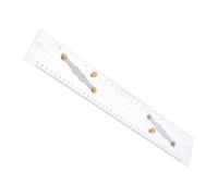 Gatuida Nautical Mapping Ruler Navigation Acrylic Ruler Sailing Chart Plotting Tool Parallel Line Drawing Tool Transparent Stainless Steel