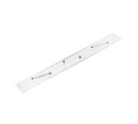 Gatuida Navigation Parallel Ruler Clear Acrylic Durable for Nautical Charts Coastal Piloting with Precise Uniform Angle Measurement and User Friendly Pull Mechanism