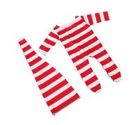 Gatuida Newborn Photography Package Striped Romper Footies Outfit Prop Hat for Girl Shoot Outfits