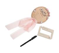 Gatuida Newborn Souvenirs Sign with Girl Name Shower Announcement Prop Name Meaning Plaque New Born Sign for Birth Announcement Newborn Plaque Plastic Beige