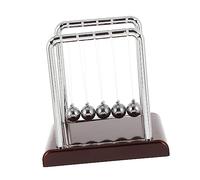 Gatuida Newton Pendulum Balls Physics Experiment Teaching Equipment for Energy Conservation Demonstration Balance Cradle Swinging Model for Office Classroom Science Education and Stress