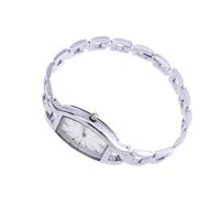 Gatuida Noble Quartz Watch for Lady Elegant Silver Strap White Faced Design for Business Women's Wrist Watches