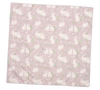 Gatuida Non-Slip High Chair Floor Mat Washable Polyester Protector with Delicate Pattern Portable Carpet for Nursery Under Table and Play Area Easy Clean Floor Cover