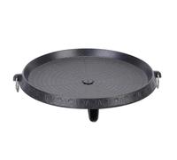 Gatuida Non-Stick Flat Top Grill Pan BBQ Grill Pan for Yard Barbecue, Lightweight Iron with Sturdy Non-Stick, for Beef Steak and Barbecue Dishes