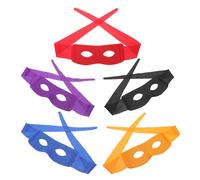 Gatuida Not Easy to Fall Stylish 5pcs Half-face for Men Pvc Composite Cloth Comfortable to Wear for Party and Masquerade Balls