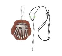 Gatuida Note Miniature Kalimba Thumb Piano for Beginners Portable Wooden Finger Piano with Smooth Keys Star Shaped Design Easy to Carry and Play