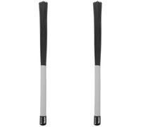 Gatuida Nylon Drum Brush Mallets Brushes for Drums Jazz Students Comfortable Handles for Boys and Girls Adults Rock Band