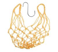 Gatuida Nylon Mesh Bird Feeding Bag with Hook for Parrots Roosters Hens Hanging Poultry for Slow Feeding and Digestion Lightweight and Easy to Install