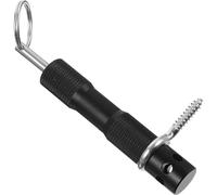 Gatuida Outdoor Camping Trip Wire Alarm Device Black Perimeter Defense Alarm with Pull-tab Trigger for Property Safety and Camping Signaling