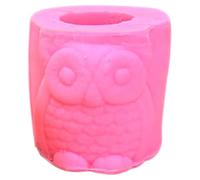 Gatuida Owl Flowerpot Silicone Mold for Casting Clay and Cement Materials Reusable Owl-Shaped Planter Mould for Handmade Garden Ornaments and Craft Projects