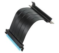 Gatuida Pcie Riser Cable, Pci-e 3.0 16x Gpu Extension Lead, Copper Core, Bendable Black Ribbon, Stable Transmission for Vertical Gpu Setup