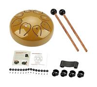 Gatuida Percussion Tongue Drum Ethereal Hand Drum Musical Instrument for Practice Performance Yoga Relaxation Music Education Metal with Crisp Sound Large