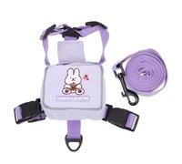 Gatuida Pet Backpack Leash for Cats and Small Dogs Harness with Cute Rabbit Design Portable and Durable for Outdoor Adventures for Walking Training and Jogging