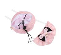 Gatuida Pet Birthday Costume Set for Small Dogs and Cats French Artist Beret and Bandana Scarf Accessories Soft Comfortable Holiday Pet Outfits for Christmas and Halloween Photo Props