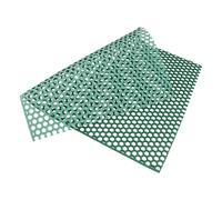 Gatuida Pet Cage Base Pad with Urine Drain Function Green 30x45cm Pet Cage Cleaning Plate Sturdy Isolation Mat for Indoor and Outdoor