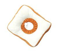 Gatuida Pet Cat Bread Shape Collar Lightweight Soft Protective for Post Surgery Healing Comfortable Licking Neck for Cats and Easy to Wear