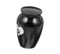 Gatuida Pet Cinerary Urn Stainless Steel Small Ashes Container for Dogs Cats Bone Ash Casket Cinerary Jar