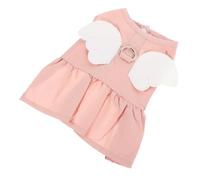 Gatuida Pet Dog Summer Dress with Angel Wings Breathable Cat Apparel Comfortable and Durable Costume for Cats and Dogs Portable Lightweight Design for Outdoor Adventures