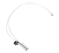 Gatuida Pet Memorial Necklace for Ashes Urn Pendant with Paw Print Keepsake Jewelry for Remembering Beloved Pets Comforting Memorial for Grieving Friends