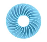 Gatuida Pet Slow Feeding Bowl for Dogs Durable Tpr Material Chew Resistant Puzzle Disc with Creative Swirl Design Healthy Eating to Slow Down Puppy and Dog Feeding Blue