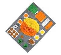 Gatuida Pet Sniffing Mat Interactive Dog Slow Feeder Mat for Creative Feeding Non Slip Design Durable Engages Sense of Smell for All Dog Breeds